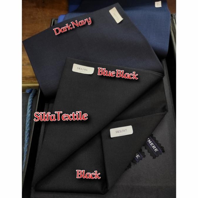 new  Kain Celana Superfine Wool 180's Cashmere HUGO BOSS In Italy (130x150) murah