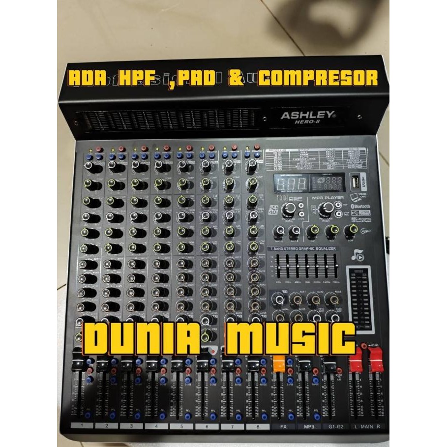 Baru mixer ashley hero 8 hero8 original ashley