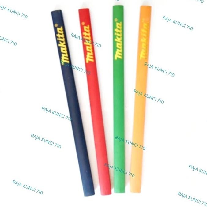 

NEW Pensil Tukang / Pensil Kayu MAKITA /Harga Perkotak isi 12lsn / 144 Pcs