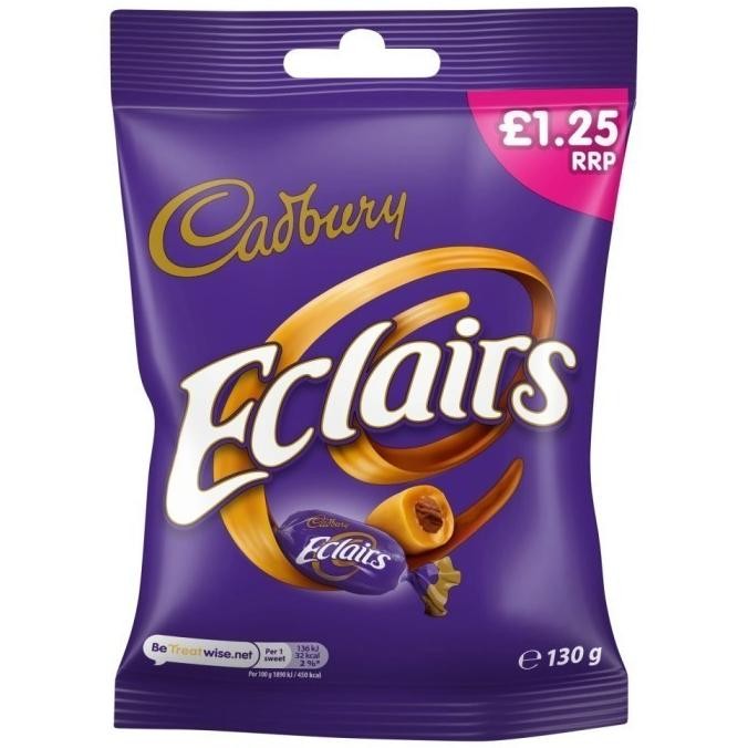 

Murah Cadbury Eclairs Chocolate Candy Permen Cokelat Candies Premium Choco