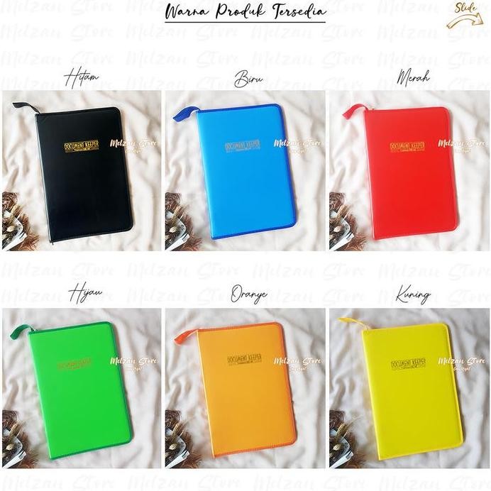 

Map Dokumen Anti Air Resleting isi 40 Lembar / Map Ijazah / Map Resleting / Map Organizer murah