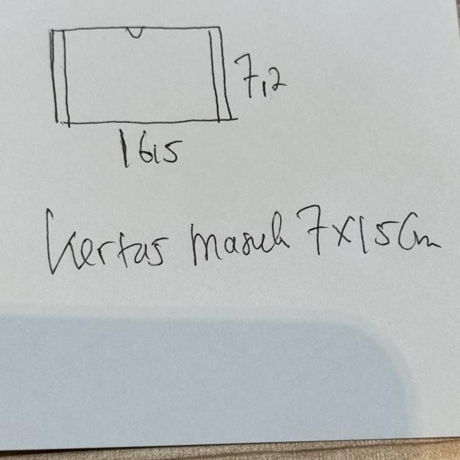 

Acrylic frame list 2mm/akrilik selipan kertas tempel uk T 7 cm x P 16.5 cm murah