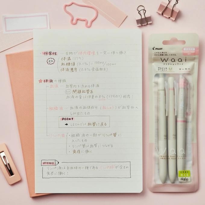 

Pilot FriXion Waai Series Erasable Pen + Marker Ink Limited Edition