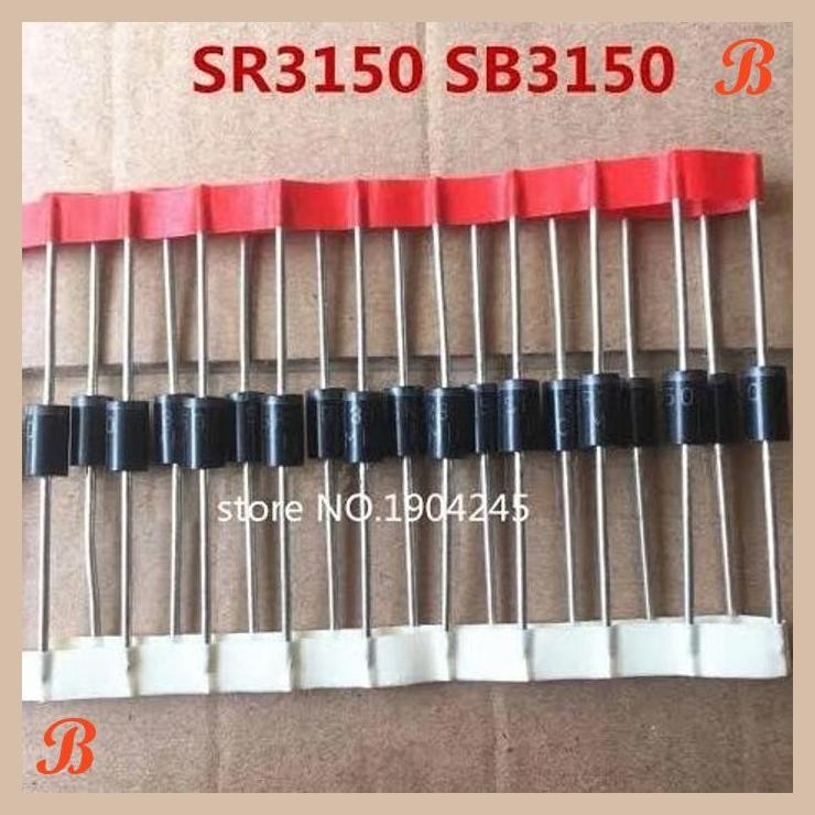 [SRE] SR3150 SB3150 3150 Dioda Schottky Diode MIC Do-201 3A 150V Rectifier