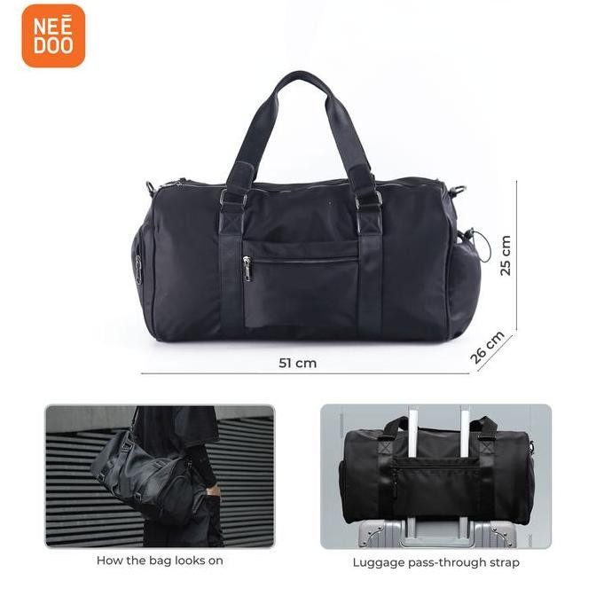 Sale Needoo - Oxette Duffle Bag With Shoes Compartment | Tas Travel | Tas Duffle | Sport Travel | Un