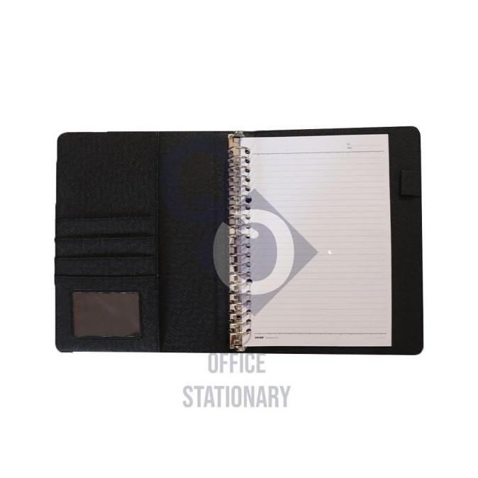 

map binder A5 kulit - Hitam murah