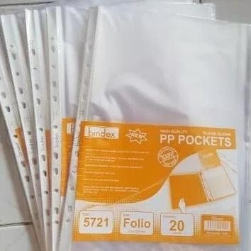 

pp pocket bindex f4 isi 25 lembar murah