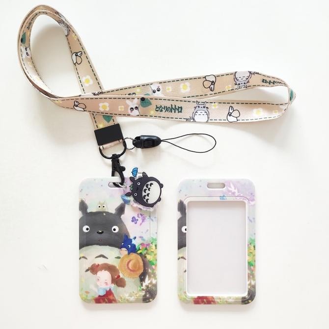 

ID Card Holder Name Tag Lanyard / Kalung Kartu Totoro Studio Ghibli 2 murah