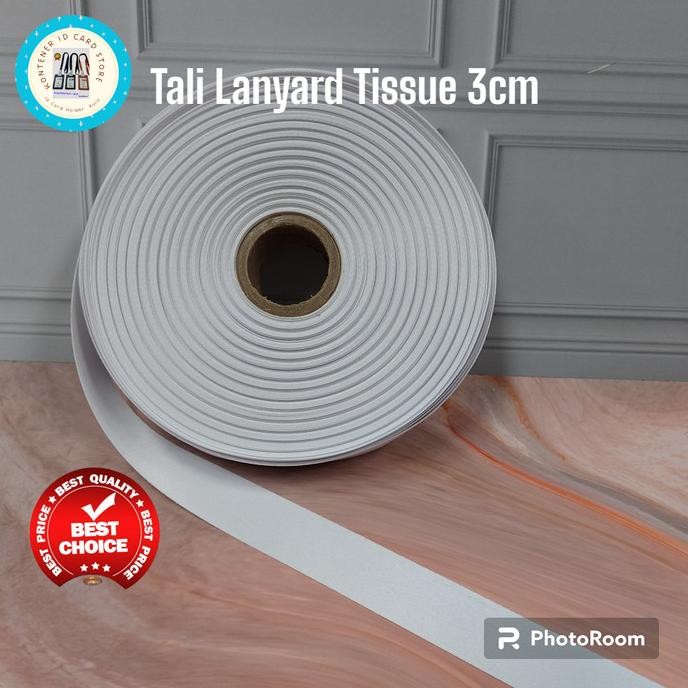 

Tali Lanyard Tissue 3cm Bahan Lokal Lanyard Printing Sublim 3cm murah