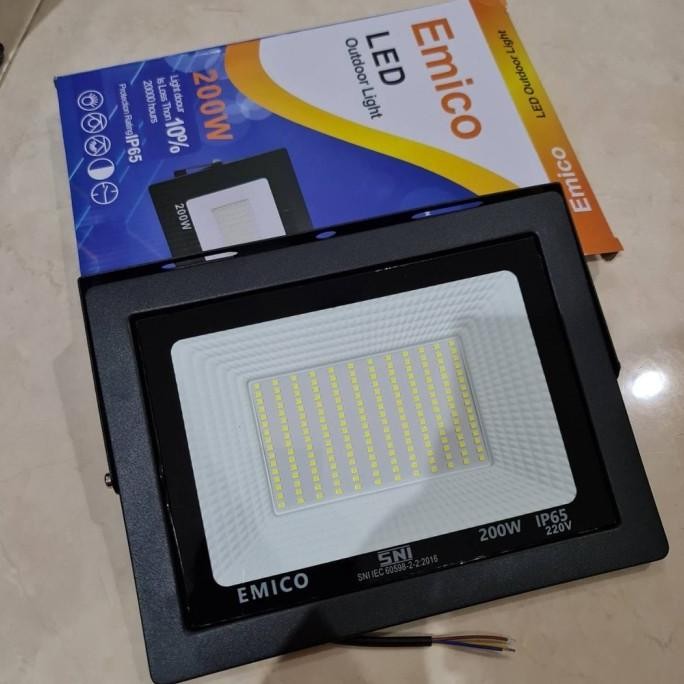 Murah Lampu Led Sorot Emico 200 Watt / Lampu Tembak/ Flood Light Led