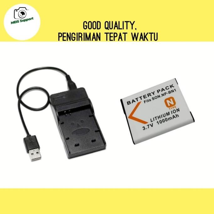 Baterai & Charger Sony DSC W610 W620 W630 W650 W670 W690 Batre Casan murah