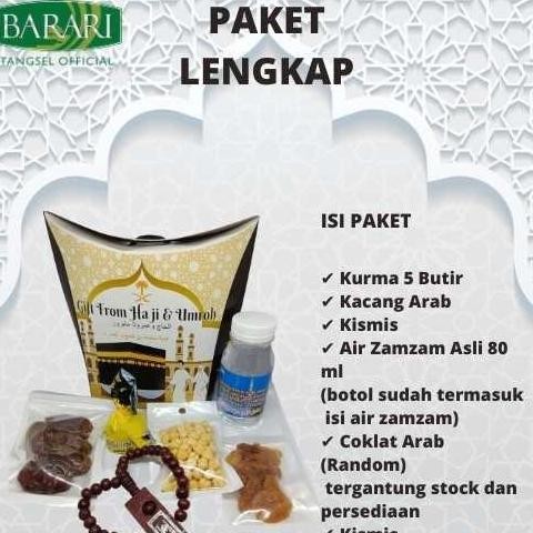 

[ISI 50 PCS] Paket Oleh Oleh Haji dan Umroh Goody Bag
