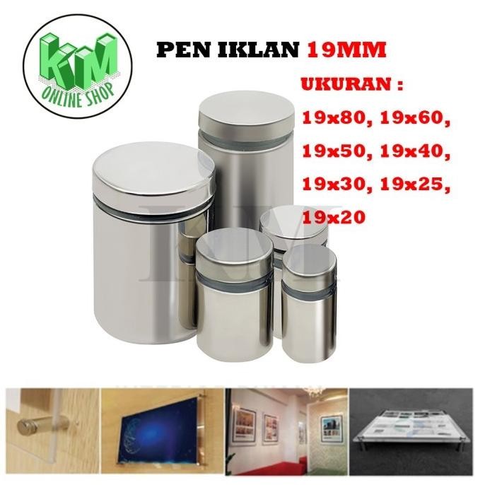 

Pen Iklan 19MM Sign Board Stainless Steel PSM Auto