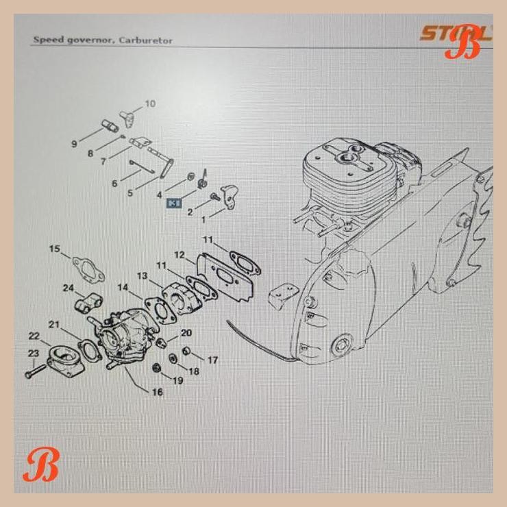 [JRB] PER GOVERNOR SPRING GOVERNOR 070 MS-720 STIHL ORIGINAL