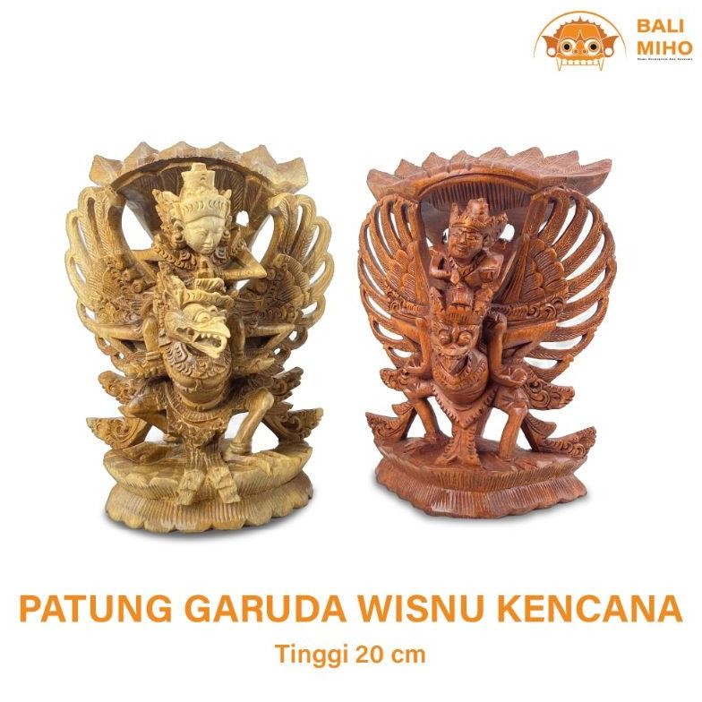 Living Patung Garuda Wisnu Kencana Kayu - Patung Garuda - Patung Kayu - Garuda Kayu - Dekorasi Garud