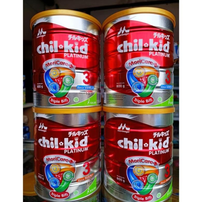 

Morinaga Chilkid Platinum Rasa Vanila/Madu Ukuran 400gr/800gr Untuk Usia 1-3Tahun