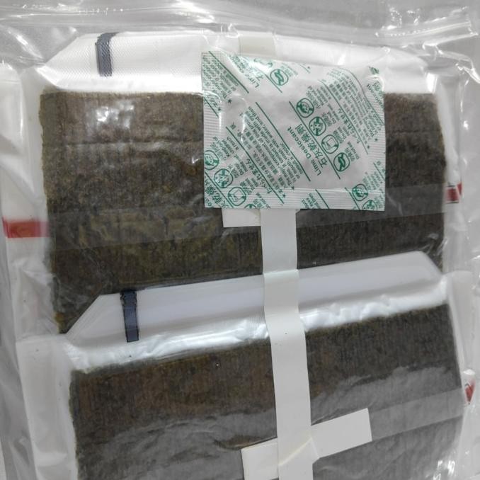 

Promo Maru Nori Onigiri Wrapper 100 Lembar - Triangle Sushi Nori Wrap Sheets Seaweed Premium 100S