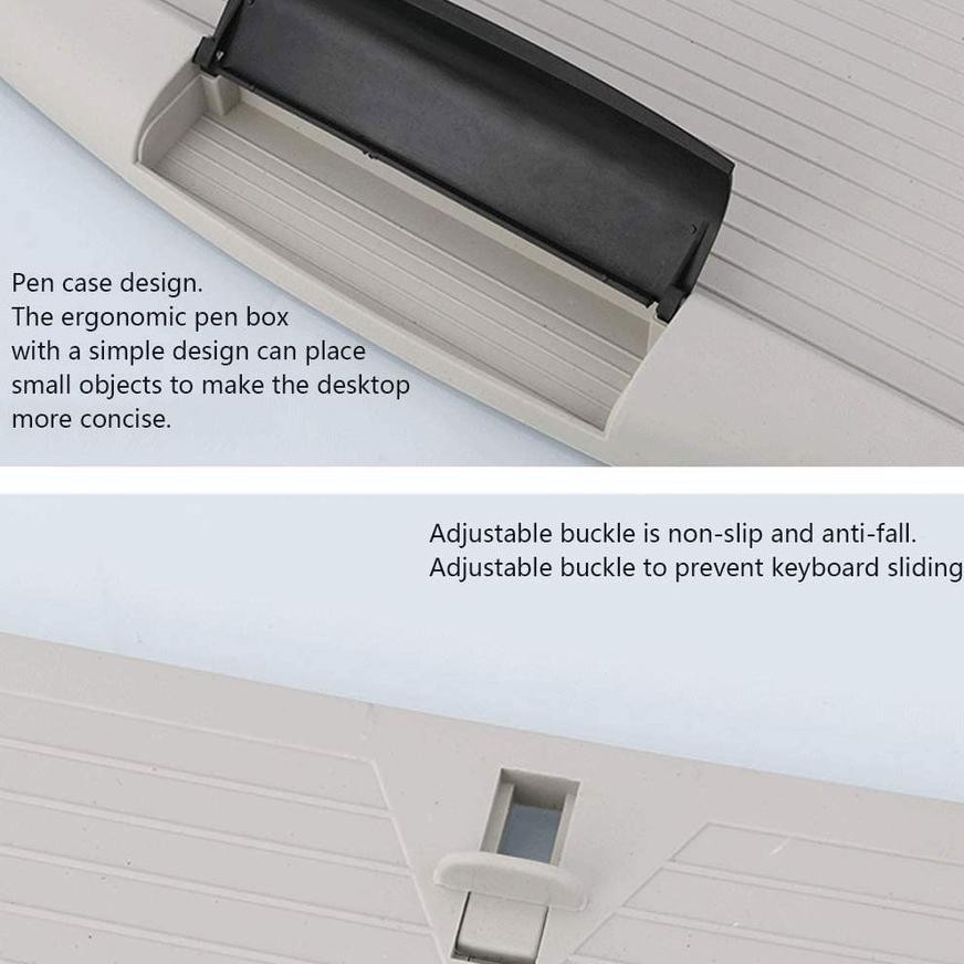 Keyboard Tray Rel Laci Tempat Tatakan Keyboard Meja Komputer