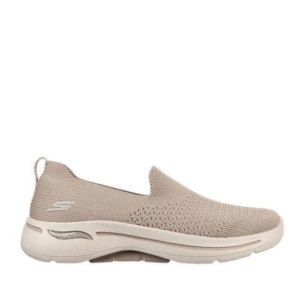 SKECHERS GO WALK ARCH FIT WOMEN'S WALKING SHOES - TAUPE ORIGINAL