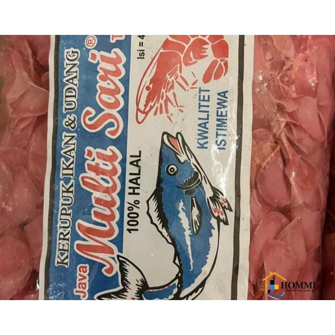 

Murah Kerupuk Ikan & Udang Mentah Multi Sari 1 Bal 4,8Kg