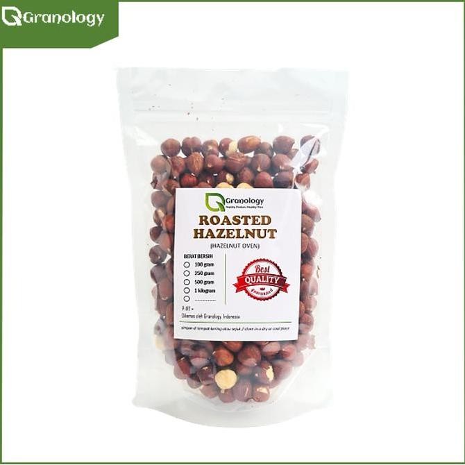 

Murah Kacang Hazelnut Oven / Roasted Hazelnut (500 Gram)