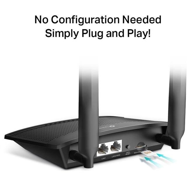 Murah <TP Link X Baim Wong> Wong MR100 4G router wifi tp link mr100 4g modem wifi router LTE unlock 