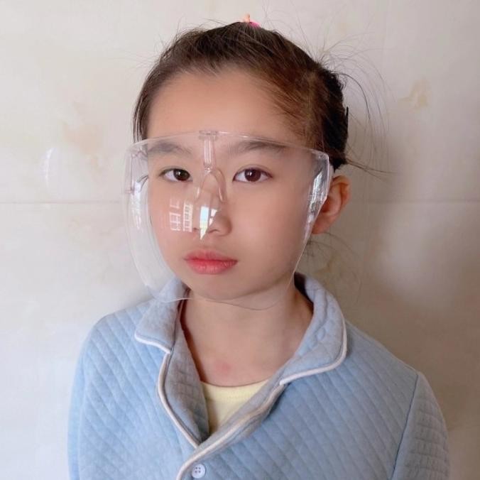 Clear Glass Face Shield Anak Faceshield Akrilik Anak Premium Import