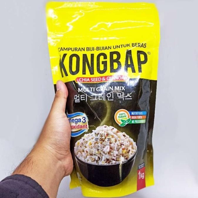 

Promo Kongbap Multigrain Mix 1Kg Chia Seeds & Quinoa | Makanan Sehat | Beras