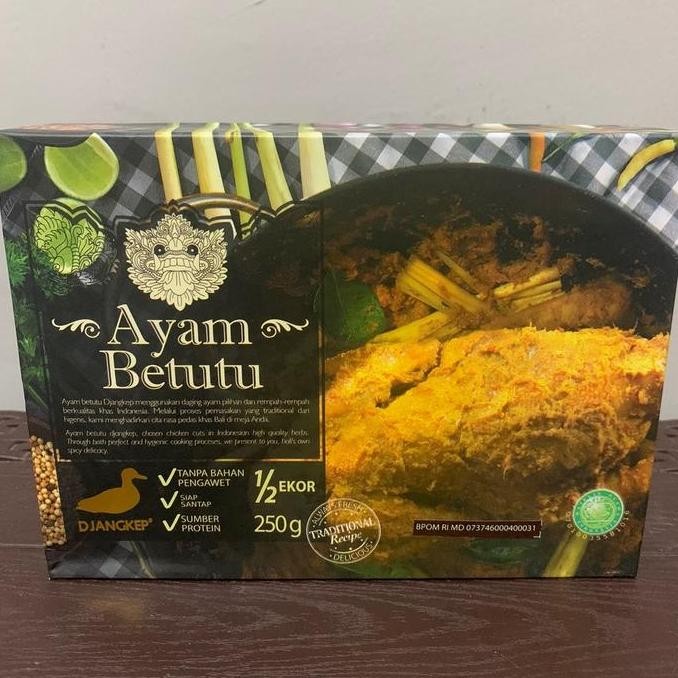 

Grosir 250Gr Bebek Ayam Bumbu Kuning Betutu 1/2 Ekor Djangkep Surabaya