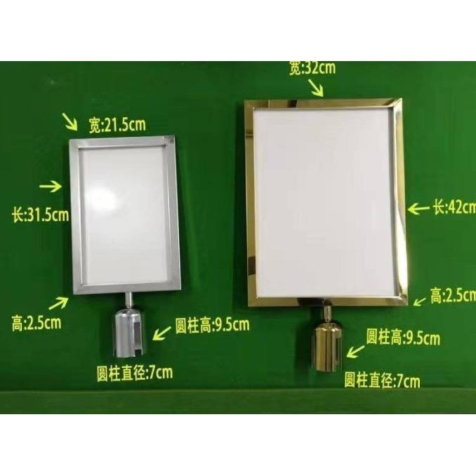 

Sign Frame A3 Potrait / Papan Tiang Antrian/Sign Board Tiang Antrian Original