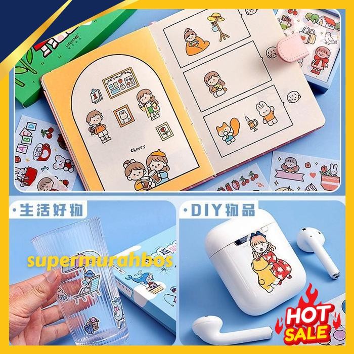 

STIKER AESTHETIC LUCU UNIK TRANSPARANT/ STIKER HP/STIKER BOTOL TERBAIK !!