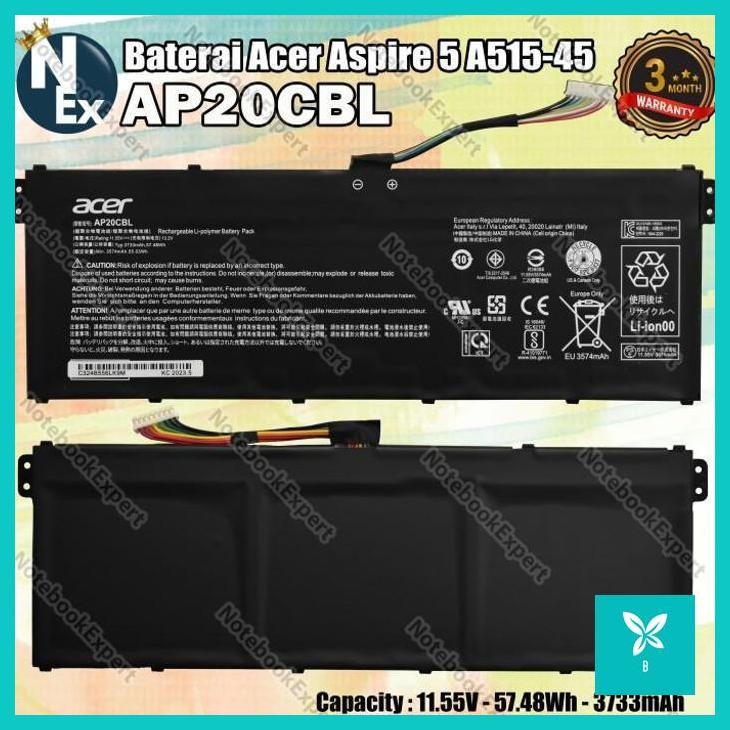 | AHN | Baterai Acer Swift 3 SF314-43 SF314-43-R8PQ AP20CBL