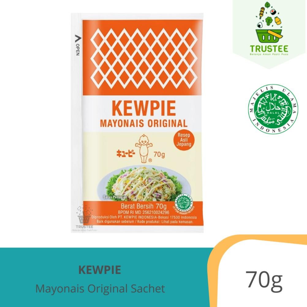 

Rwe-45 Kewpie Mayonaise Original 70Gr Mayo Mayonnaise Mayonais Sachet