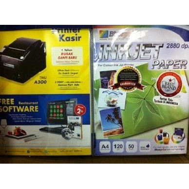 

Kertas Inkjet Blueprint 120Gsm A4 50Sheets 2880Dpi Inkjet Paper Terbaru