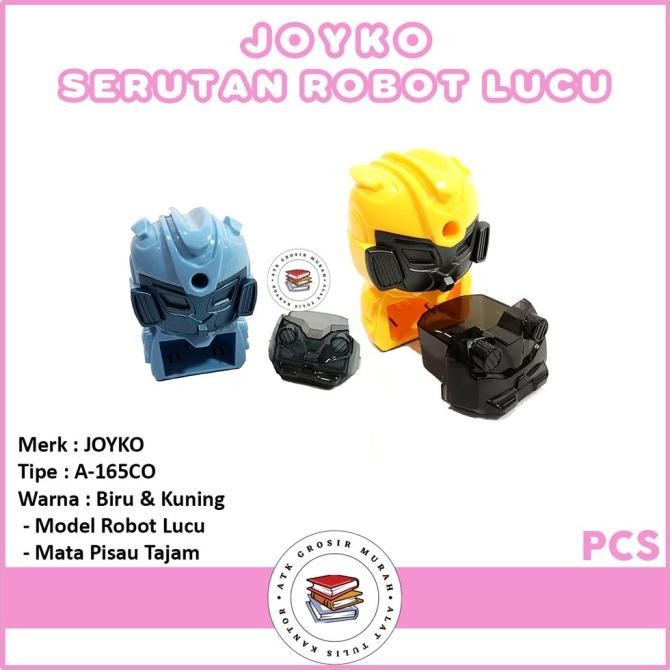 

Terbaru JOYKO - Rautan Pensil A-165CO Model Robot Lucu - Pcs