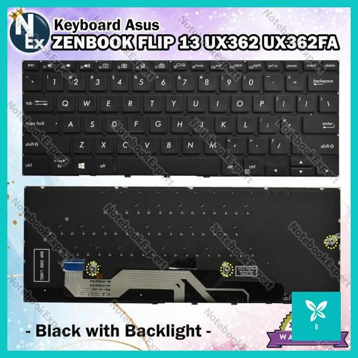 | AHN | Keyboard Asus Zenbook Flip 13 UX362 UX362FA Backlight
