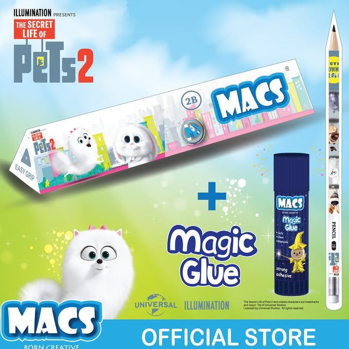 

Terbaru MACS FUN BUNDLE Glue Stick dan Pets Pensil 2B Segitiga Warna Hitam