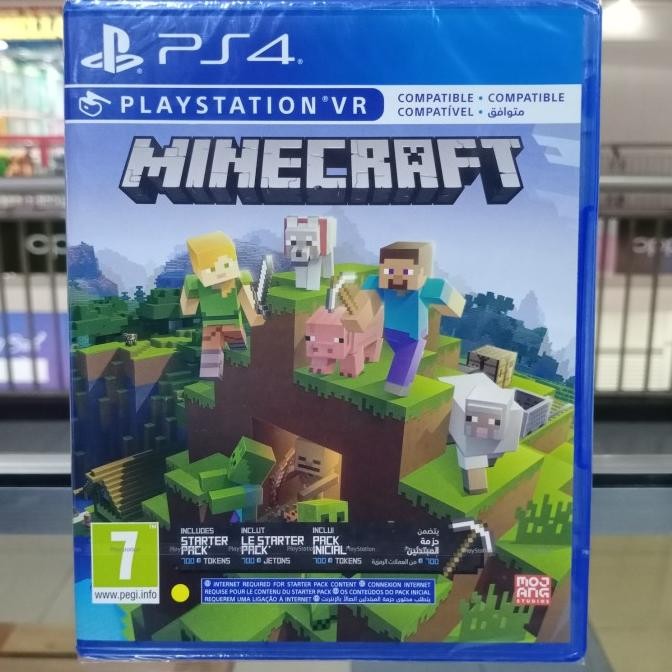 BD PS4 MINECRAFT .. GAME CD KASET MINE CRAFT PLAYSTATION 4 EDITION STOK TERBATAS