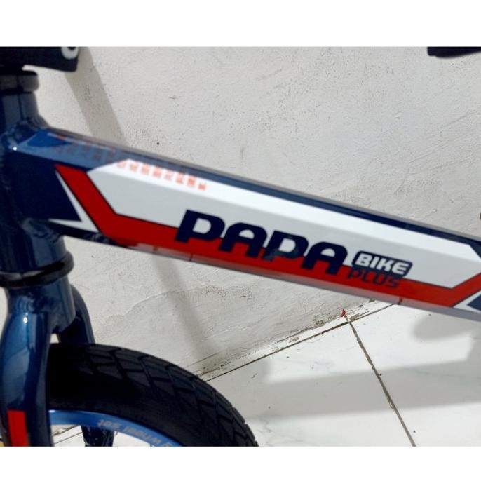 Terlaris Sepeda Anak Papa Bike Runner Pro Balance Bike Push Bike Plus 12 Inch New Edition Ready Stok