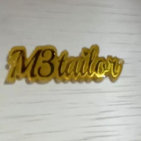 

Gj-46 Minim Pembelian 10Biji Saja Label Akrilik Grafir Outline / Label Outline Merk Hijab Gamis Inisial Brand