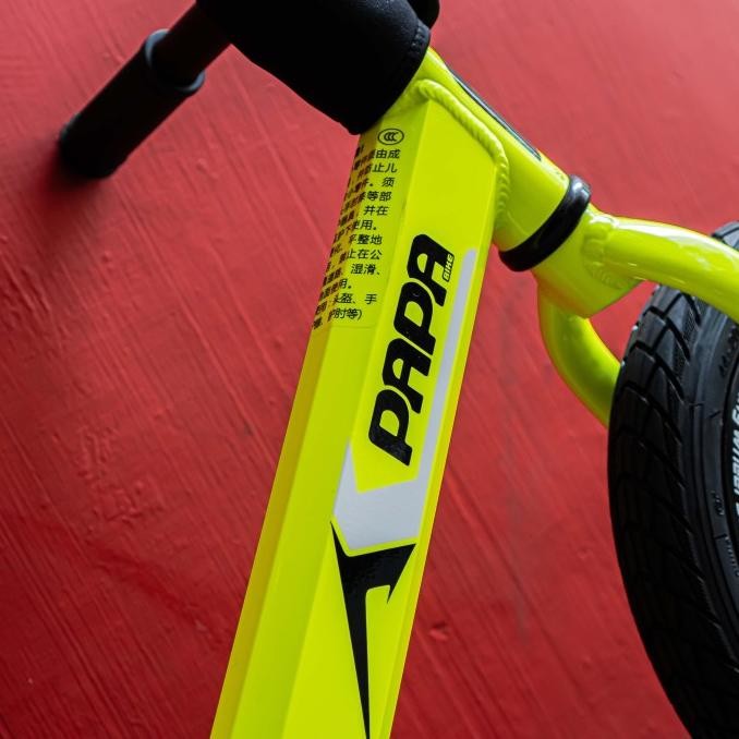 Terlaris Sepeda Anak Papa Bike Runner Pro Balance Bike Push Bike 12 Inch Ready Stok