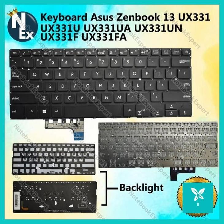| AHN | Keyboard Asus Zenbook 13 UX331 UX331U UX331UA UX331UN UX331F UX331FA