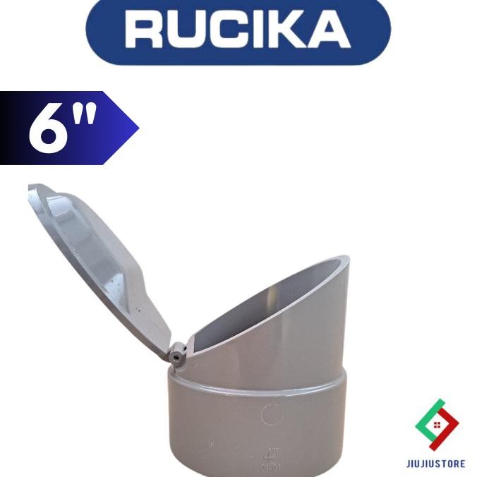 BACK FLOW VALVE 6" TUTUP ANTITIKUS RUCIKA 6 INCH BACK FLOW 6" RUCIKA