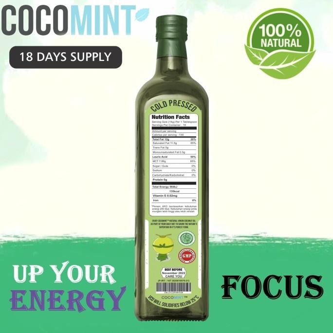 

2 Botol Minyak Kelapa Virgin Coconut Oil VCO - Unrefined 100% 250ML HF