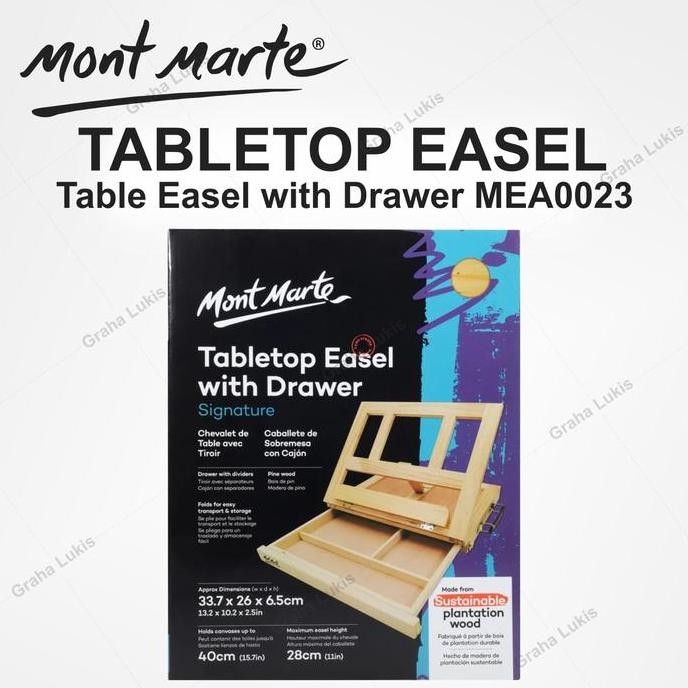 

Mont Marte Table Easel with Drawer MEA0023
