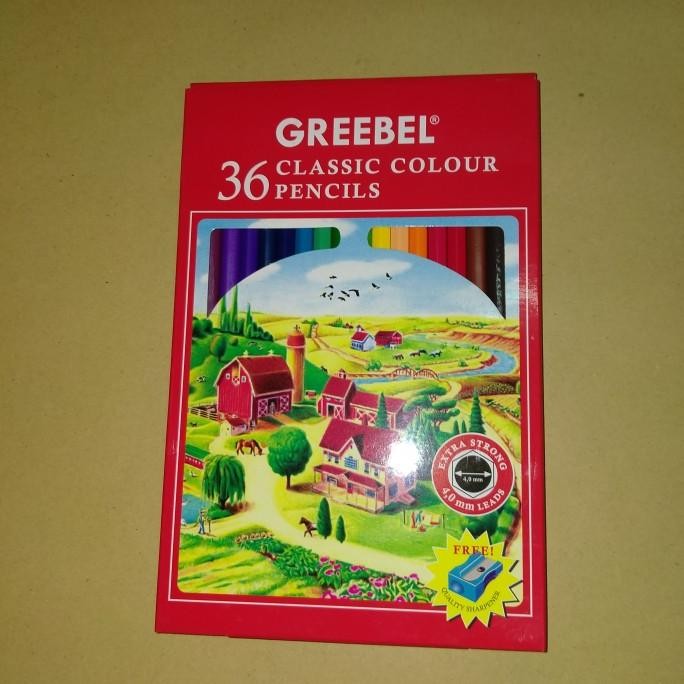 

Terbaru Pensil Warna Greebel 36 warna Classic Colour