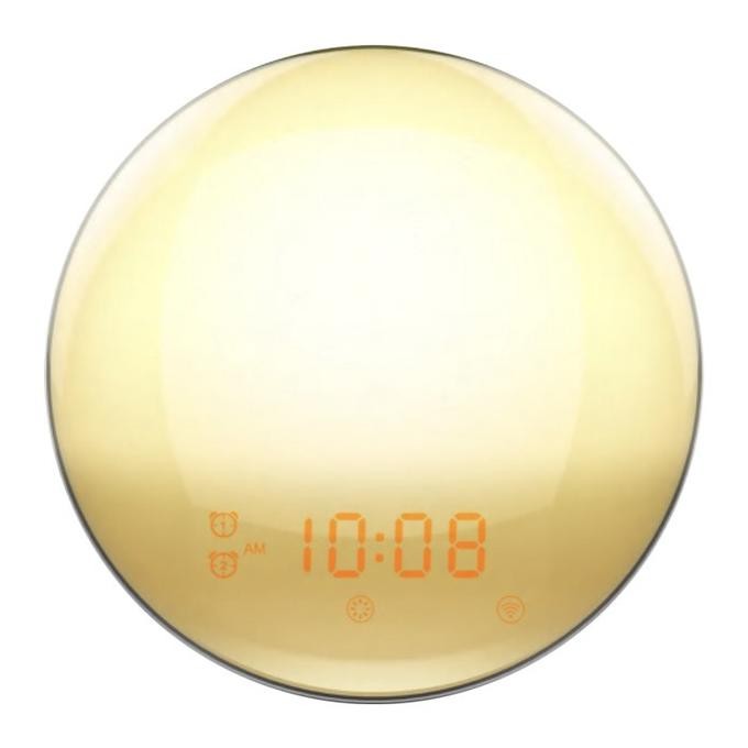 

BARDI Smart Home Wake Up Light / Alarm Clock / Lampu Meja Jam Digital HFS