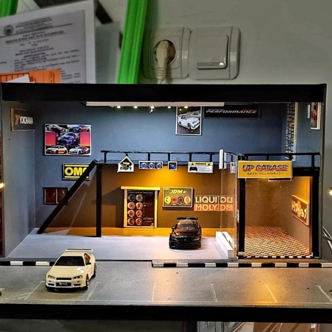 Diorama skala 64 bengkel