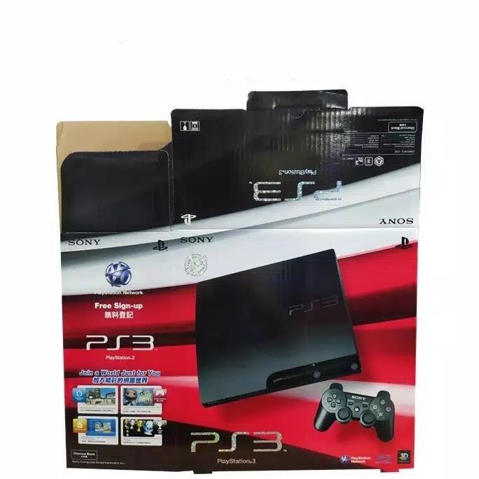 DUS KARDUS BOX MESIN SONY PS3 PS 3 PLAYSTATION 3 SLIM FULLSET STOK TERBATAS