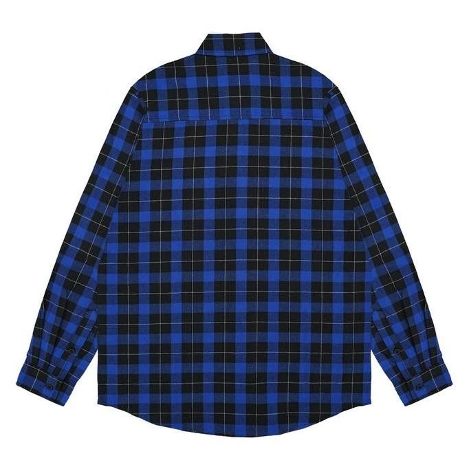 Promo Greenlight Kemeja Kotak-Kotak Pria Flanel Plaid Lengan Panjang Regular Fit Carre Ol-C010225